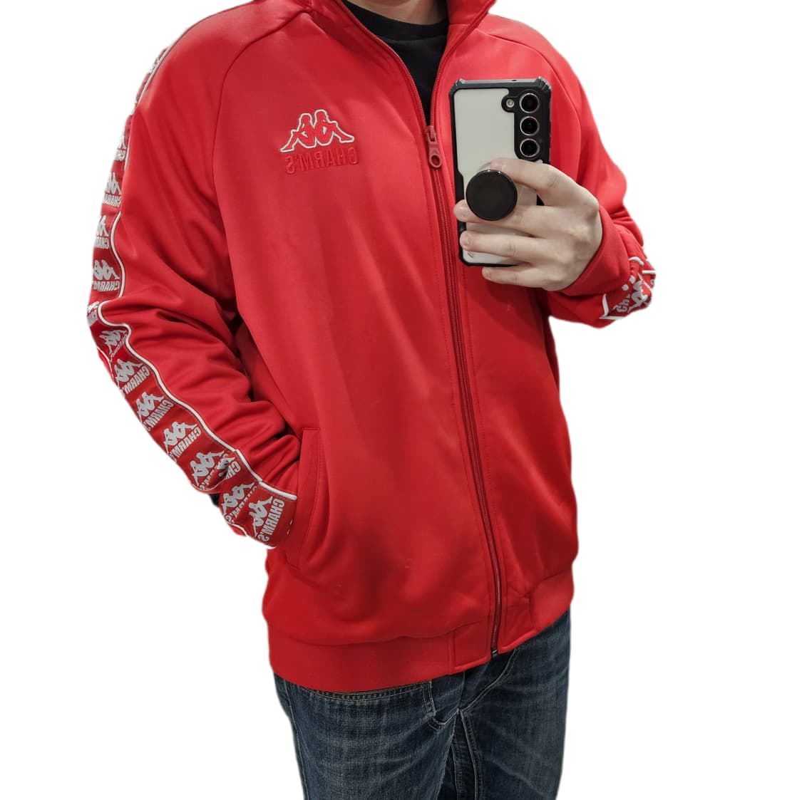 XL 카파 참스 트랙탑 져지 레드 상품이미지1