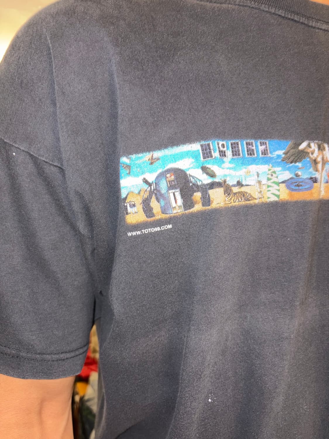 90‘s TOTO Mindfields World Tour faded T 상품이미지7