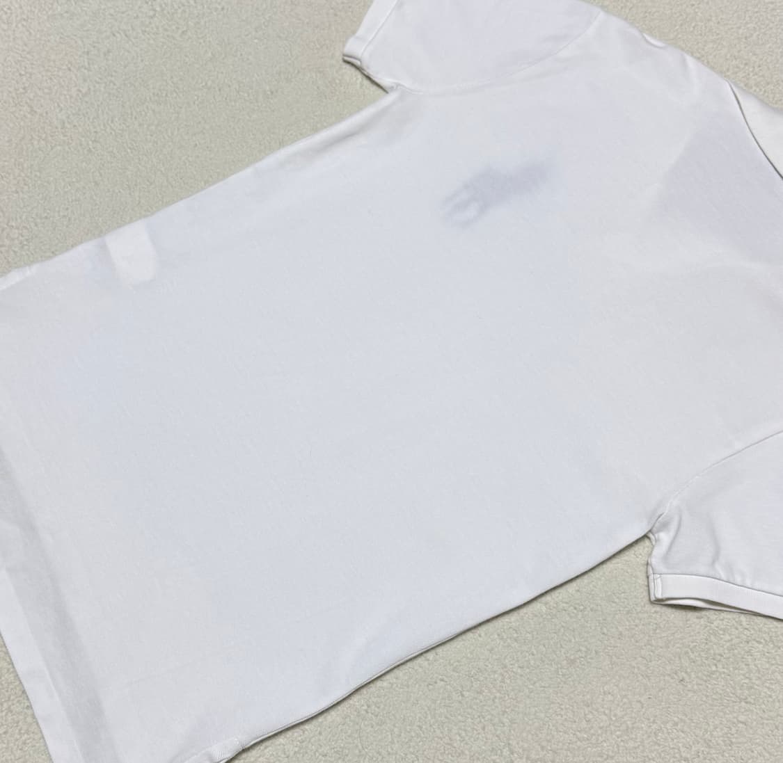 폴로 랄프로렌 빅포니 화이트 버건디 반팔 상품이미지8