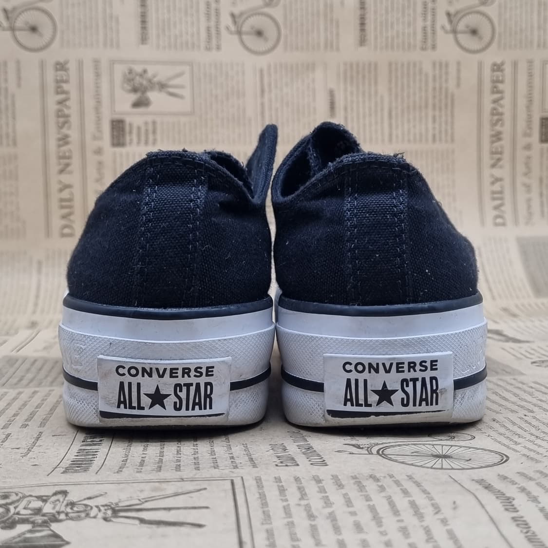 컨버스 블랙 캔버스 리프트 스니커즈240 상품이미지4