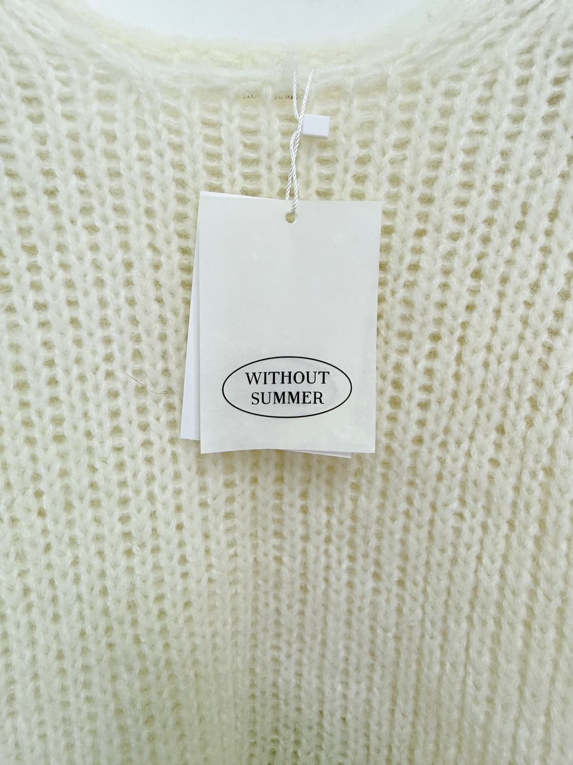 새상품 위드아웃썸머 헤더 니트 상품이미지5