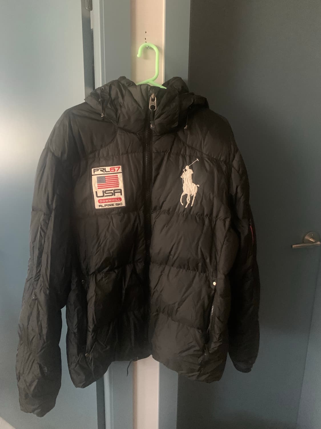 폴로  빅 포니 블랙 패딩 L 상품이미지1