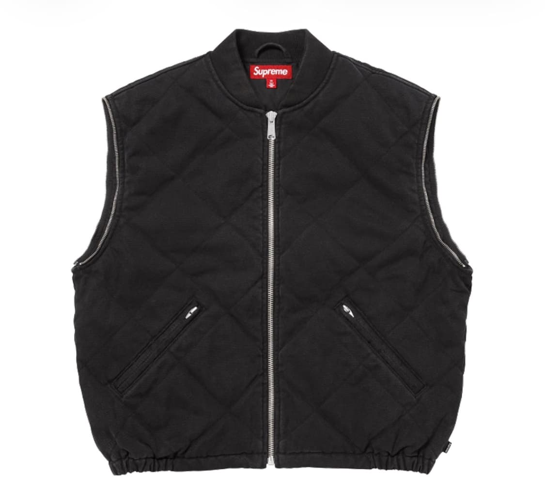 정가이하 25fw 슈프림 퀄티드 봄버 새상품 L 상품이미지4