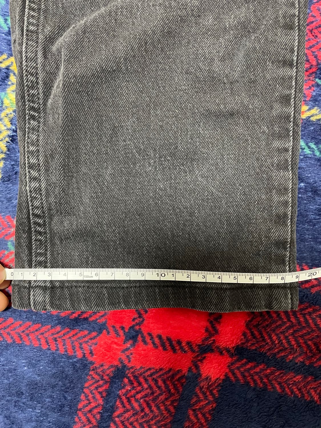 리바이스 505 블랙 스트레이트 진 상품이미지8