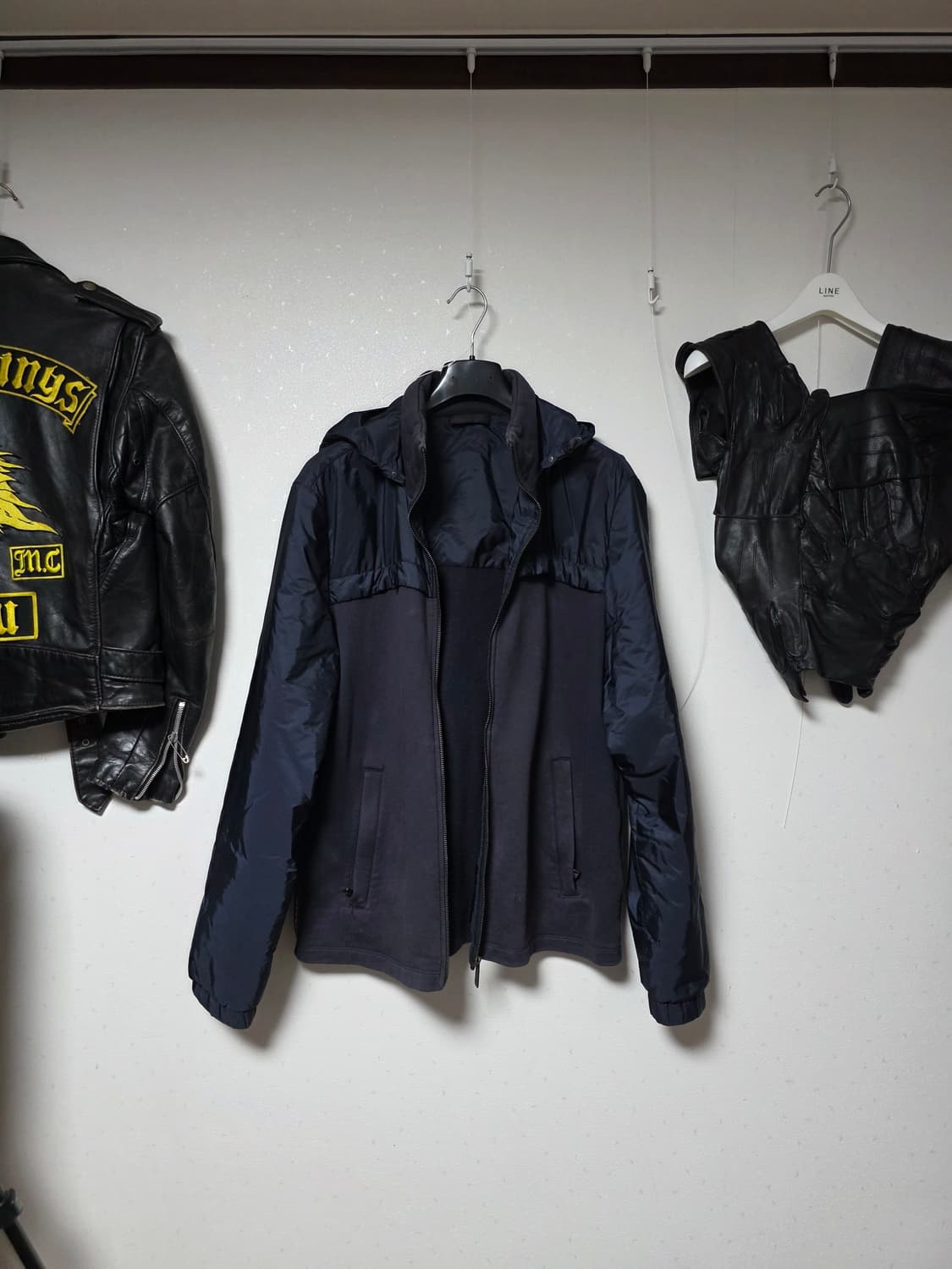 Prada sports 2015 navy hood nylon jacket 상품이미지5