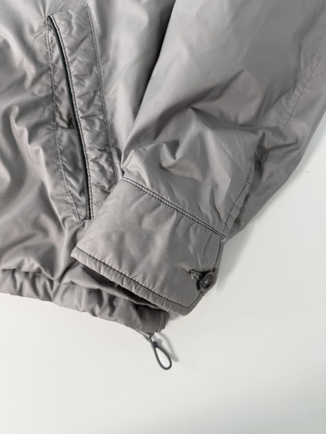 폴로 랄프로렌 00‘s 그레이 폴리쉘 블루종 봄버 점퍼 상품이미지5