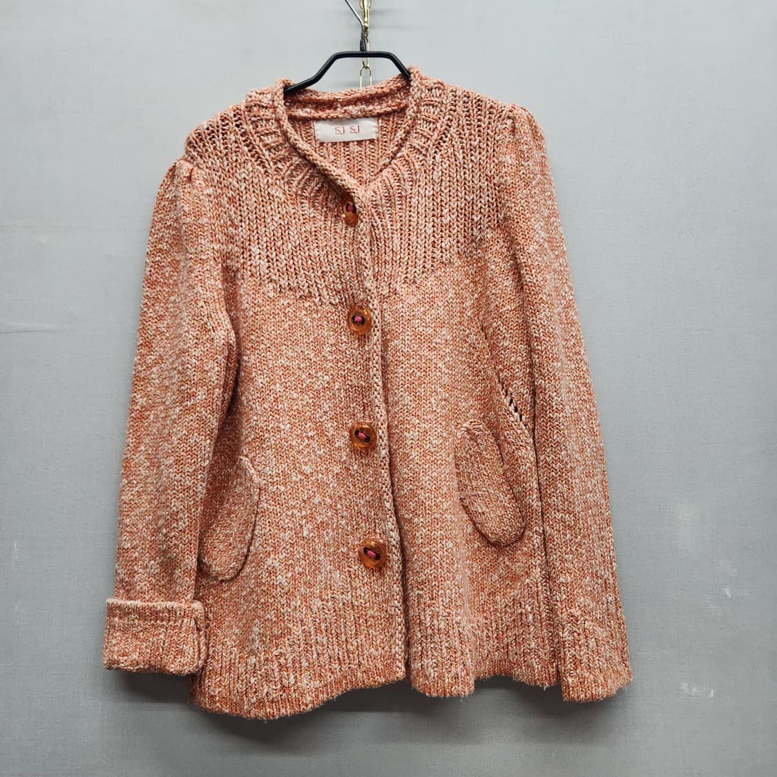 한섬 SJSJ 코튼 니트 가디건 M 상품이미지1