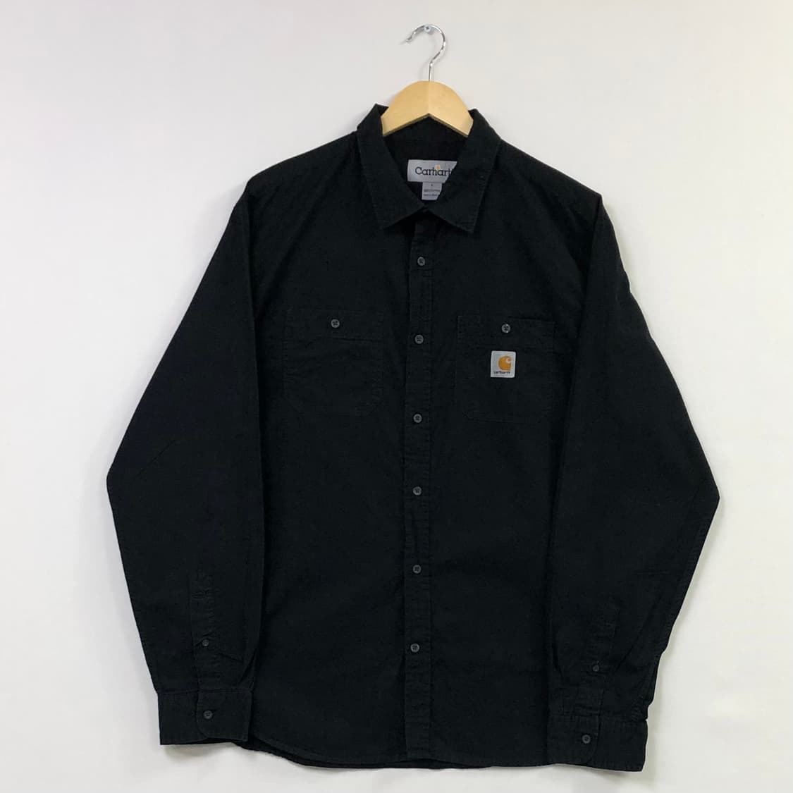 XL 칼하트 블랙 워크 셔츠 상품이미지2