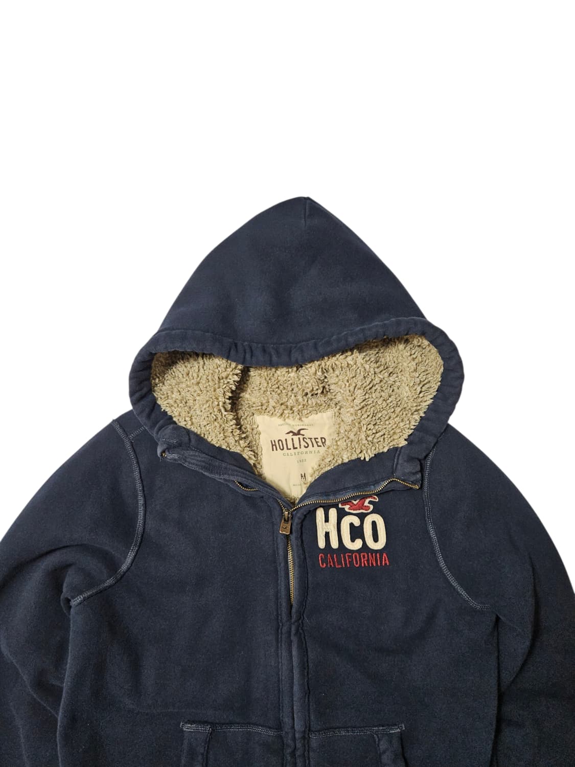 홀리스터 양털 울프죠 후드집업 M 대장급 상품이미지3