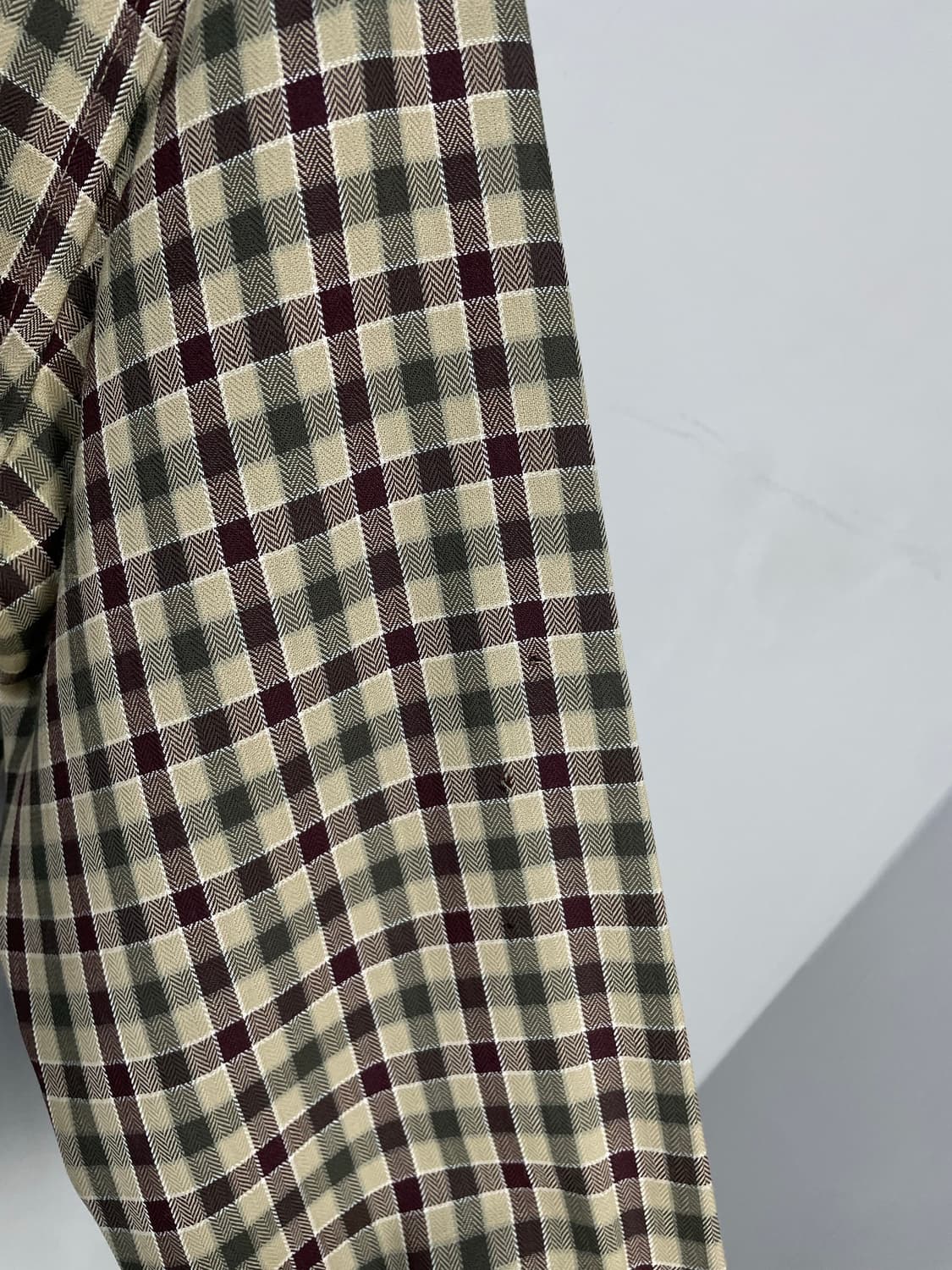 입생로랑 브라운 체크 셔츠 H958 상품이미지8