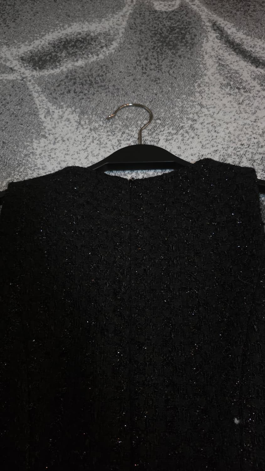 Sincethen 신스덴 슬리브리스 트위드 미니 원피스 상품이미지7