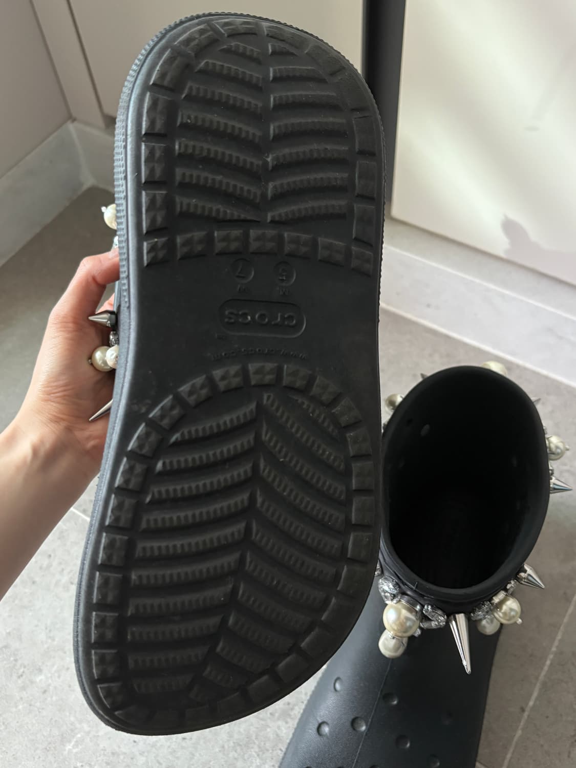 시몬로샤 크록스 부츠 US7 240 상품이미지5