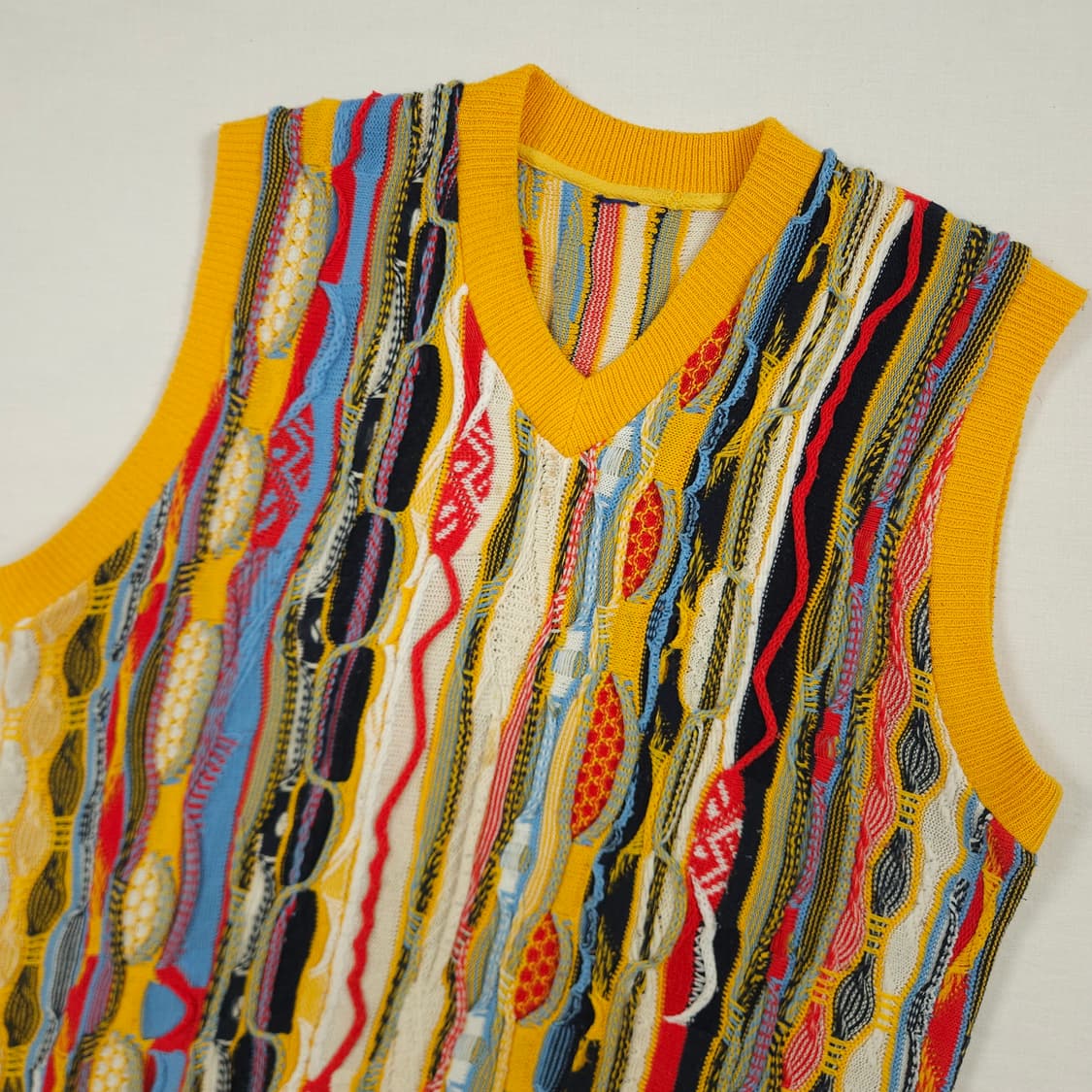 3XL(115) 빈티지 니트 베스트 상품이미지2