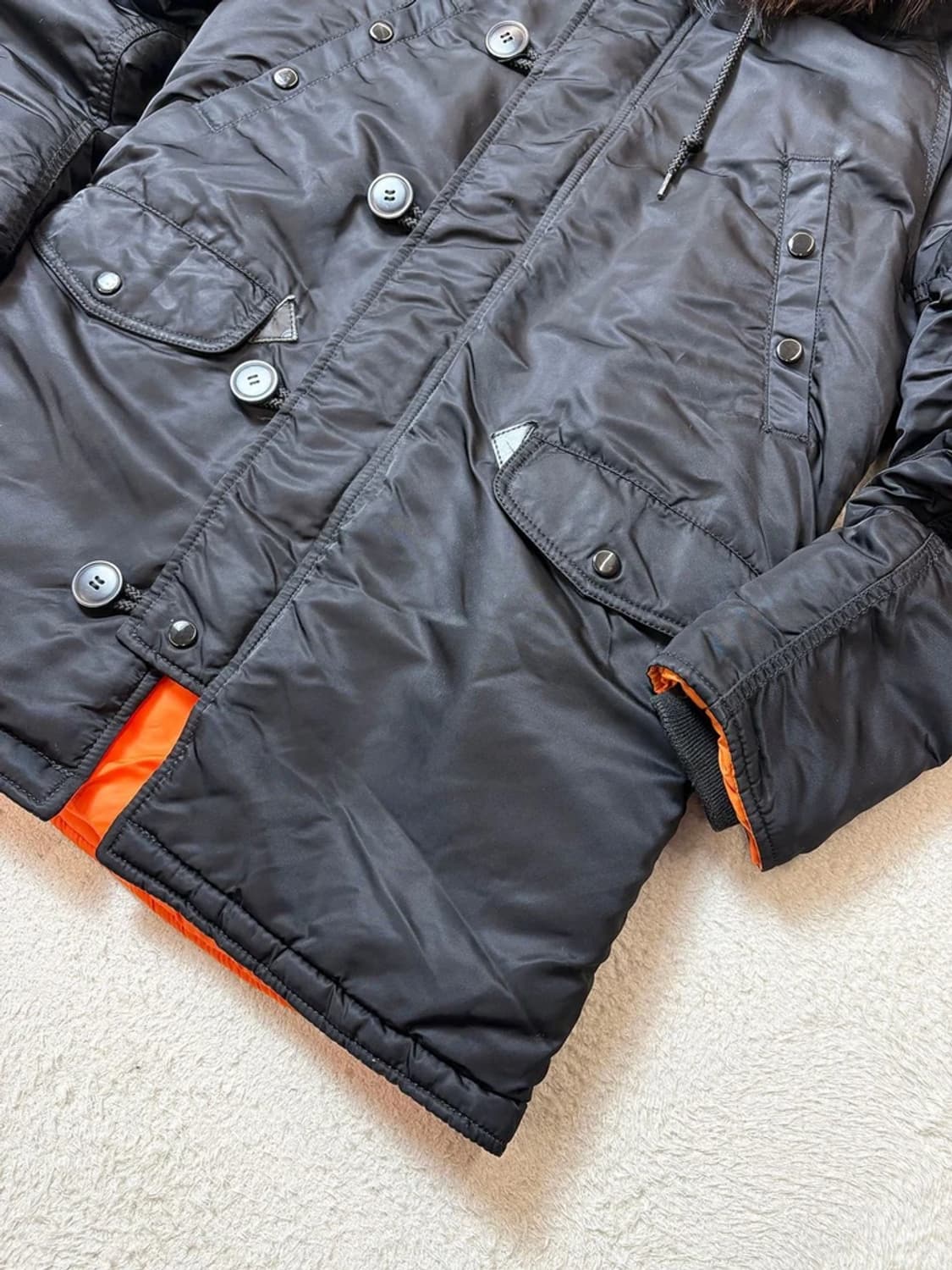 알파인더스트리 USA N-3B 새틴 밀리터리 파카 PN6835 상품이미지7