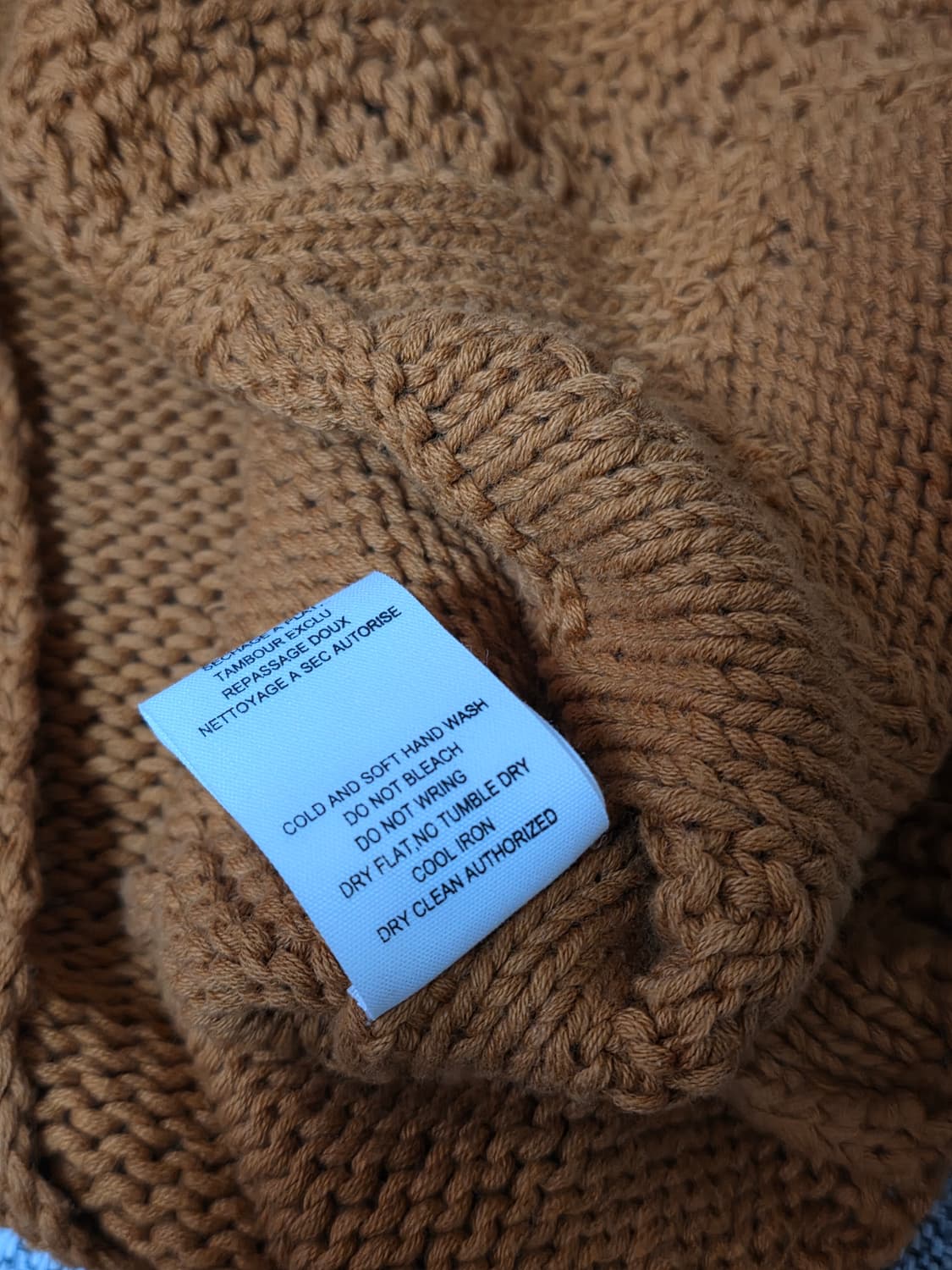 SESSUN 세선 크로쉐 카멜 크롭 니트 상품이미지9