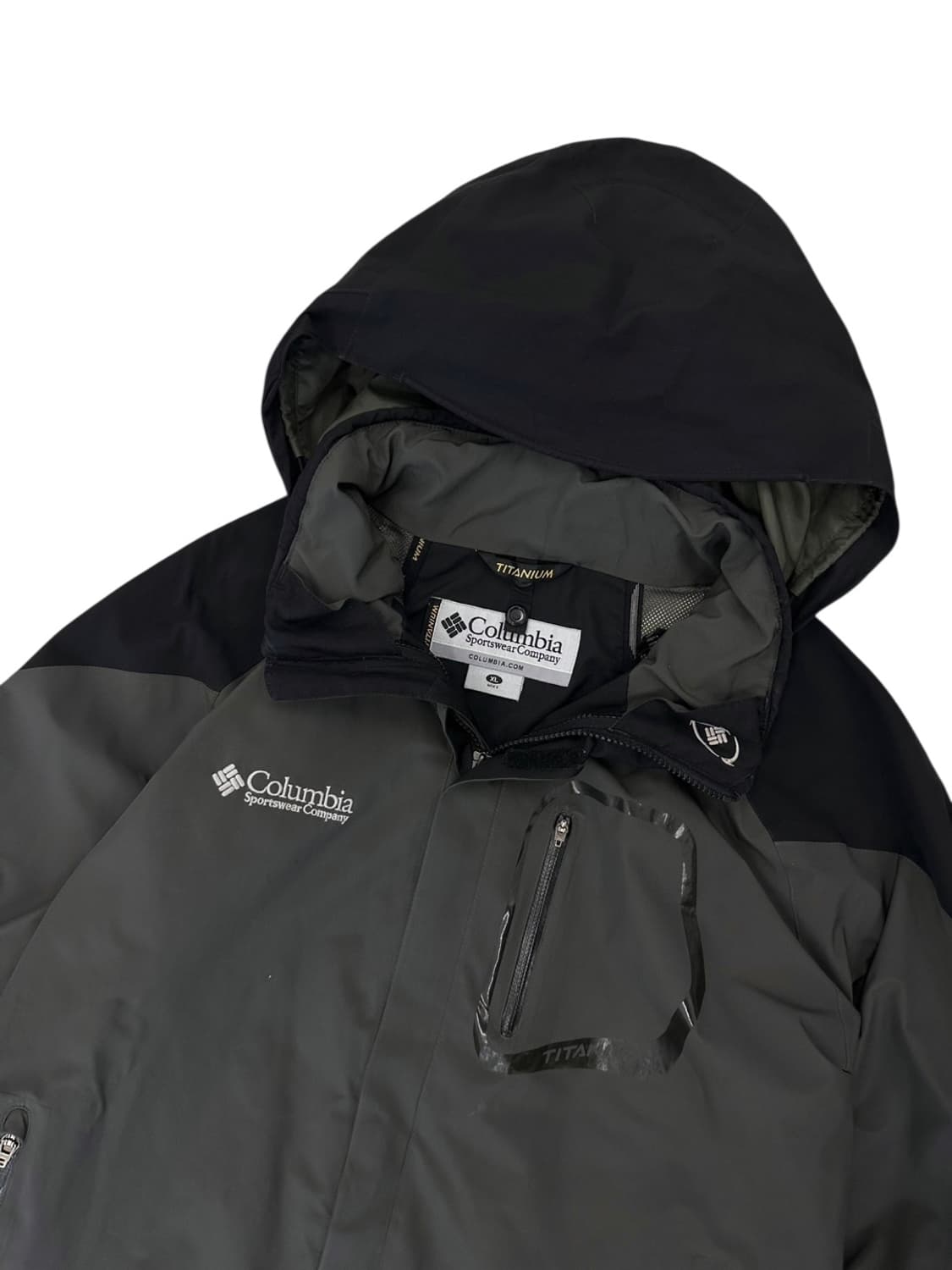 컬럼비아 콜롬비아 고어텍스 바람막이 그레이 블랙&카키그레이 (XL) 상품이미지2