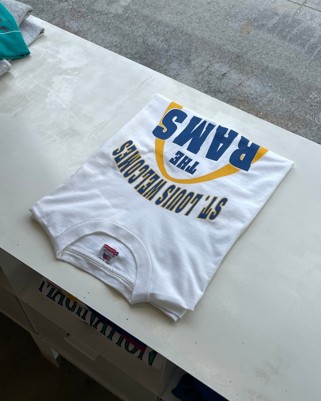 90‘s NFL “St.Louis Rams” T-shirt  상품이미지8