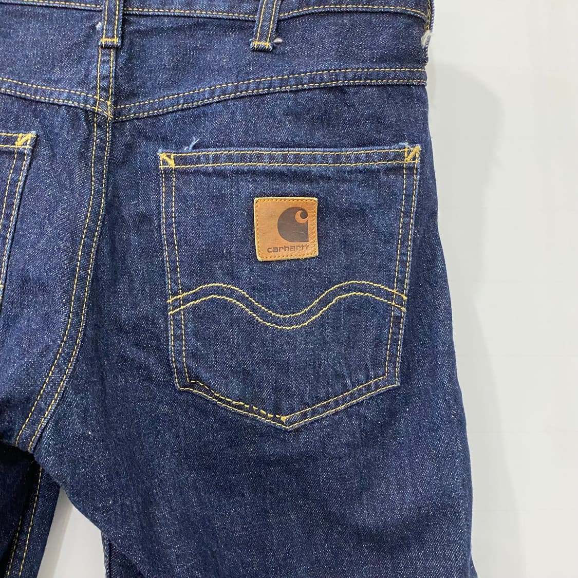 칼하트WIP 로고 데님 하프팬츠(29) 상품이미지4