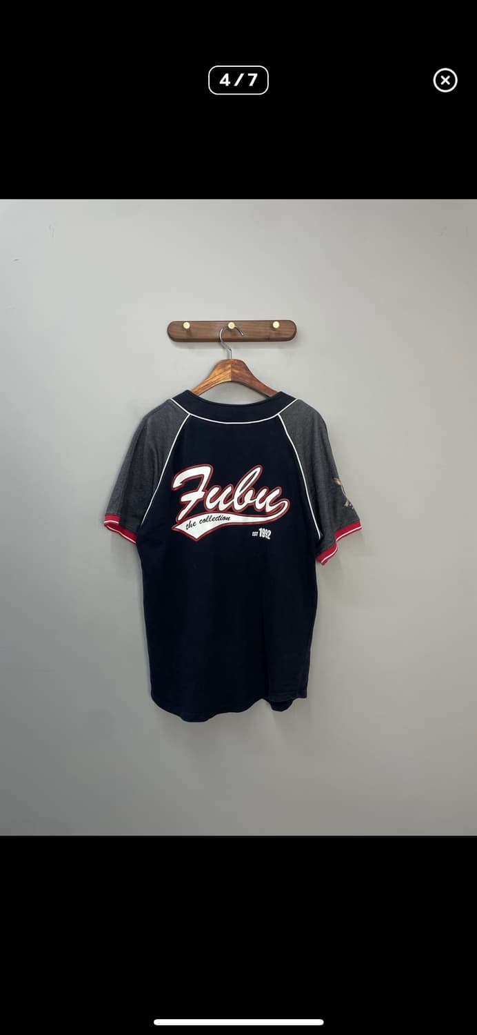 푸부 빈티지 베이스볼 반팔 져지 A2922 상품이미지4