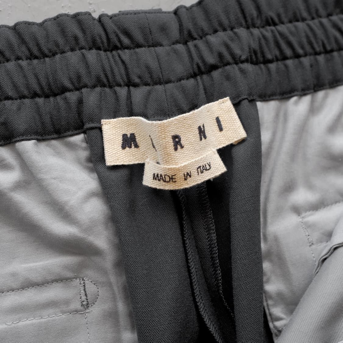 Made In ITALY 마르니 투 턱 와이드 팬츠 상품이미지5
