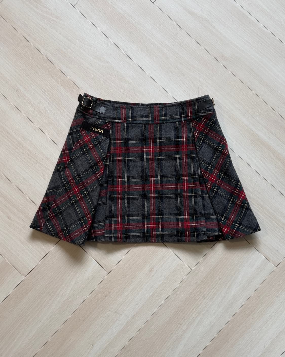 [X-GIRL] tartan check mini skirt 상품이미지1