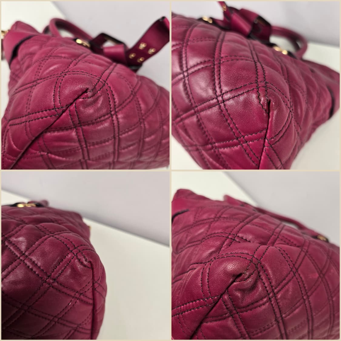 마크제이콥스 브루나 퀼팅 레더 램스킨 토트백 가방 정품 Bruna bag 상품이미지7