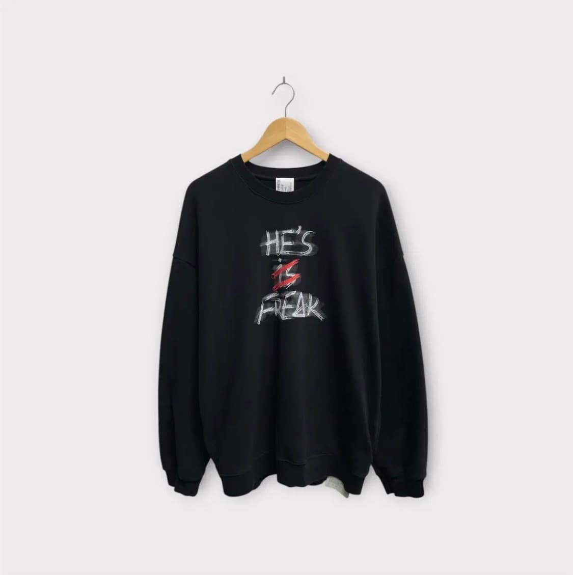 오브이디와이 그래픽 맨투맨 BK L 상품이미지2