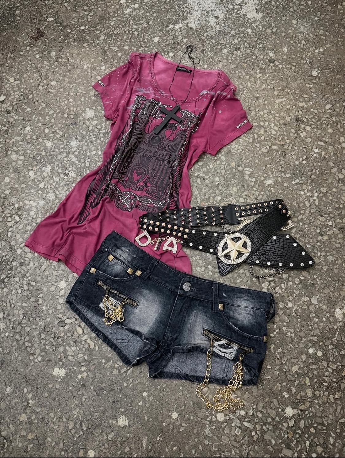 Gliter Detail Top 상품이미지1