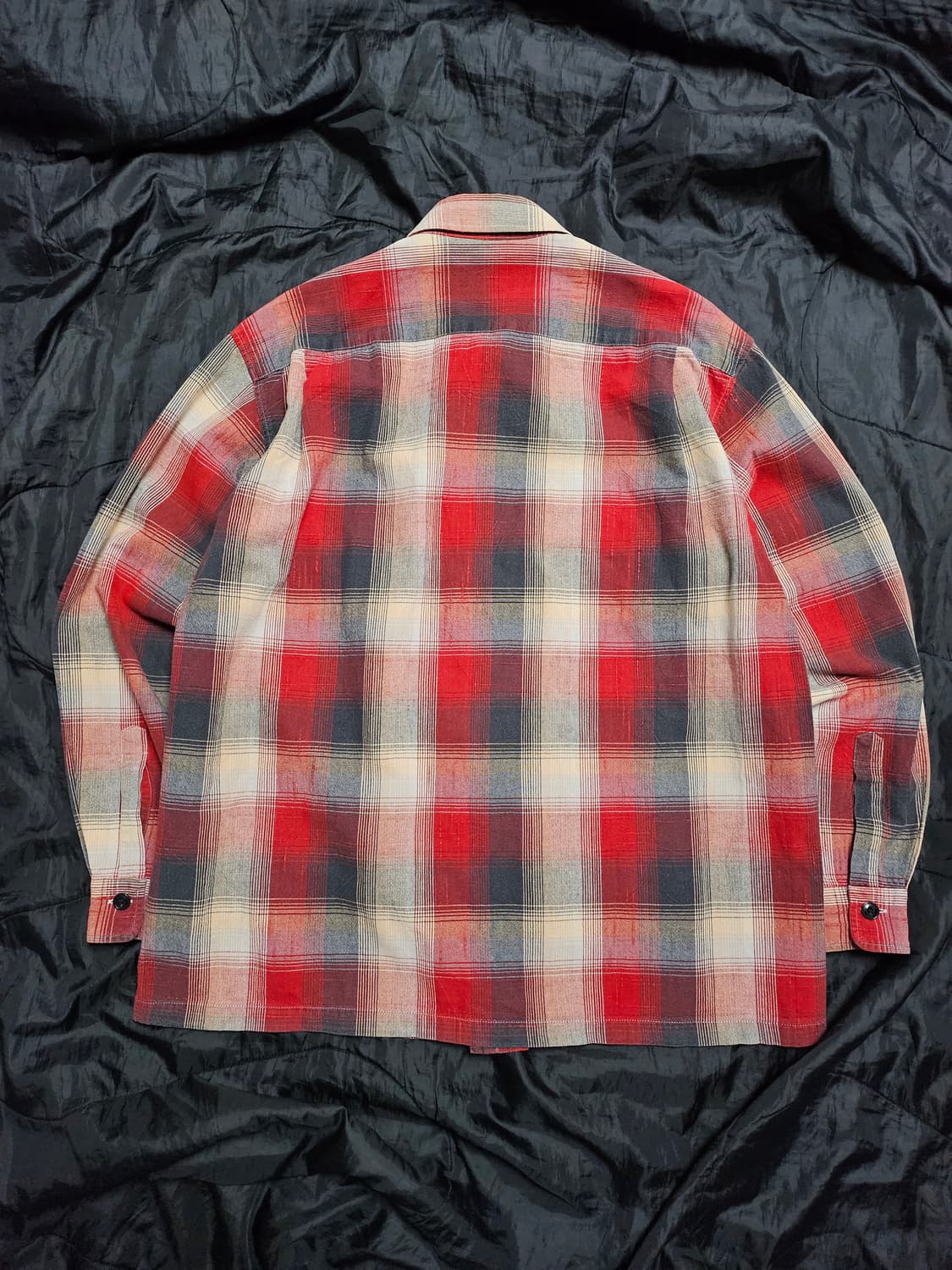 맥그리거 90s 일본판 투포켓 체크 셔츠 L 상품이미지3