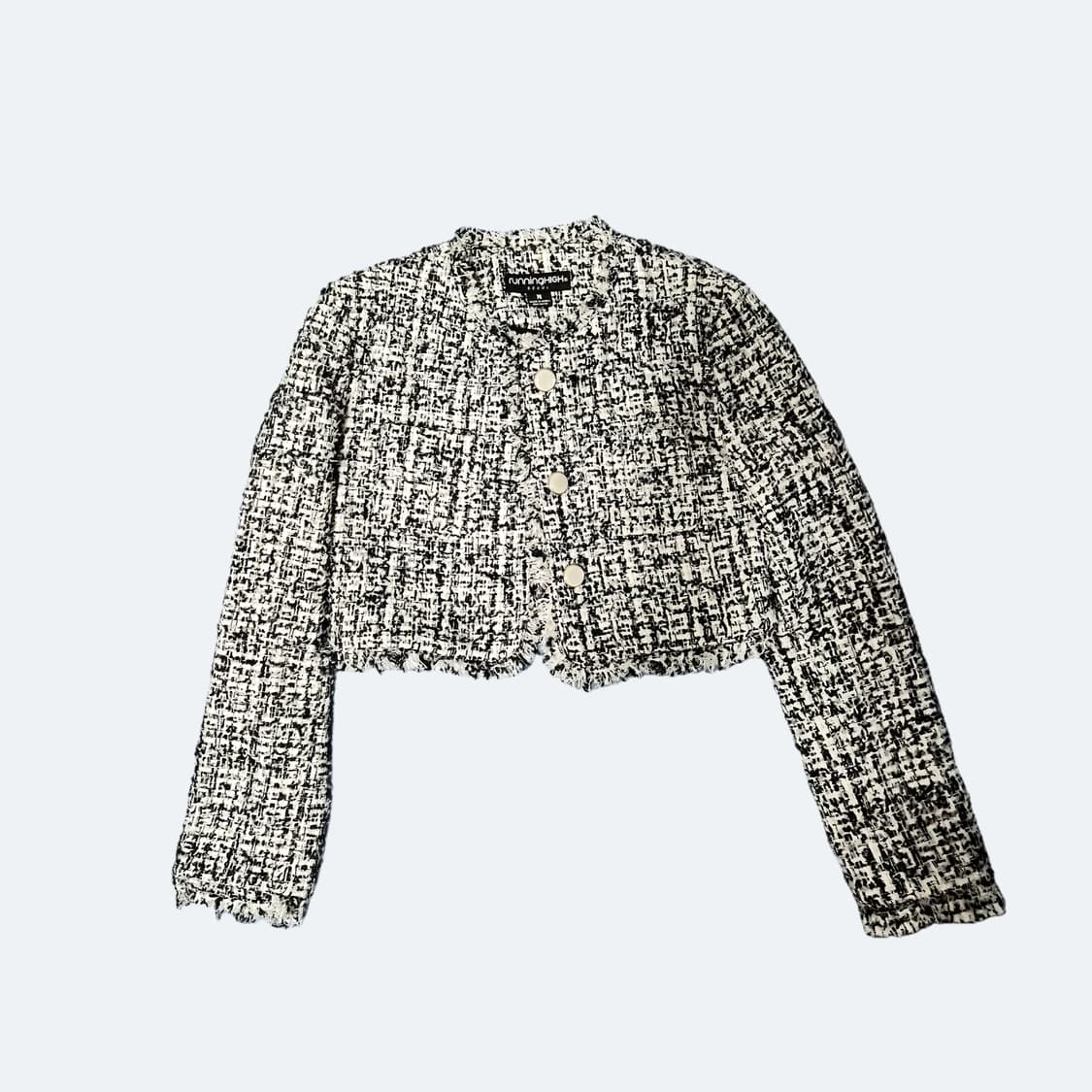 러닝하이 트위드 자켓 + 원피스 셋업 M 상품이미지4