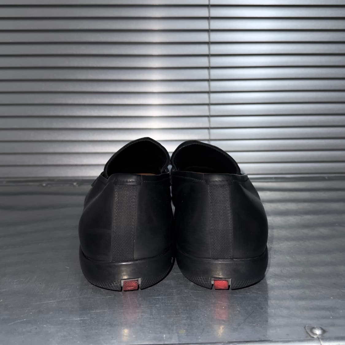 00s 빈티지 블락 프라다 스포츠 스퀘어 토 로퍼 상품이미지5