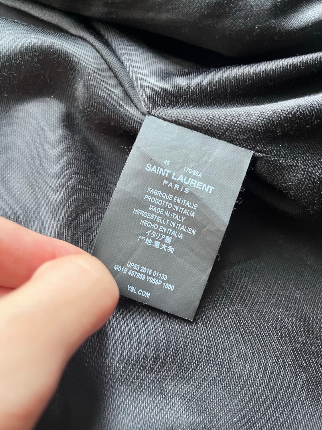 46 생로랑 뉴트리아 리얼 퍼 카라 피코트 자켓 상품이미지10