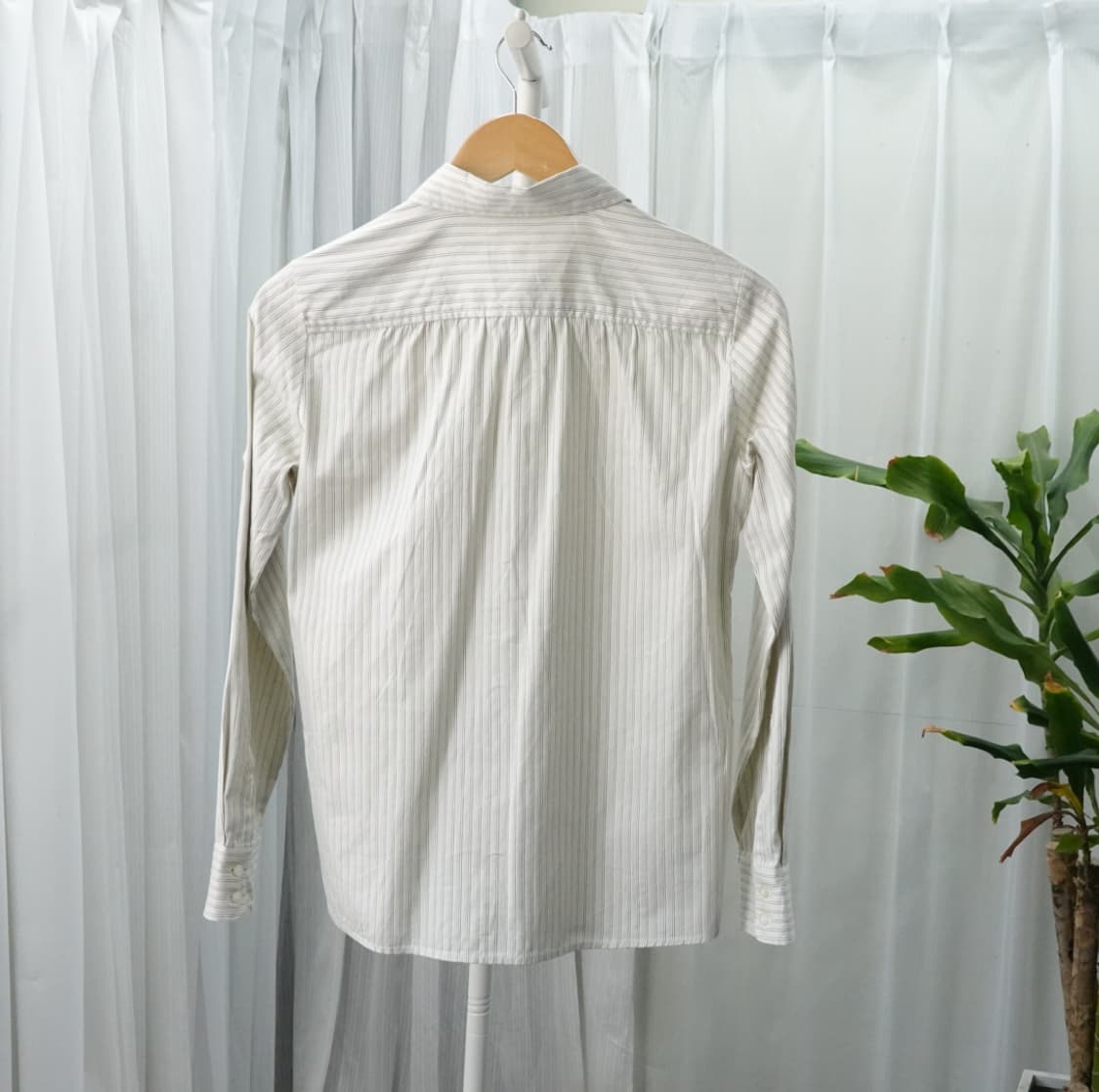 라코스테 스트라이프 코튼 셔츠 1926 상품이미지2