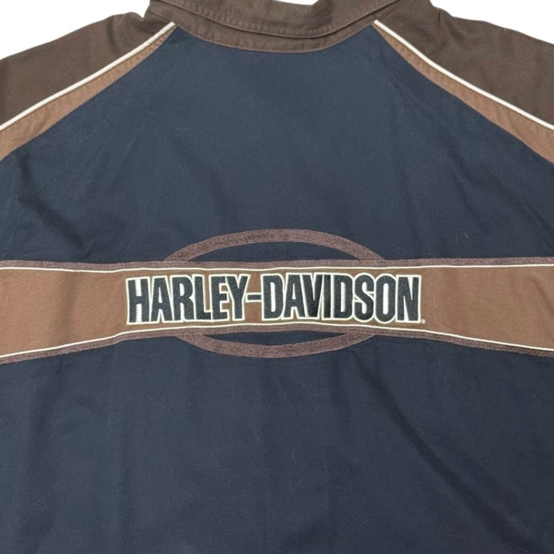 할리데이비슨 오버사이즈 배색 반팔 셔츠 상품이미지6