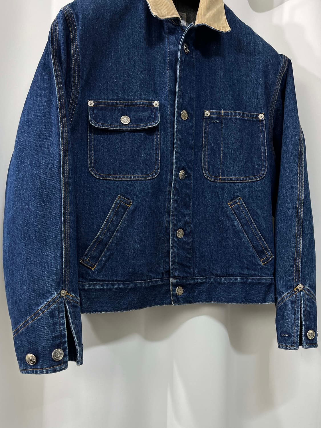 80's 폴로 랄프로렌 코듀로이 던가리 데님 자켓 상품이미지6
