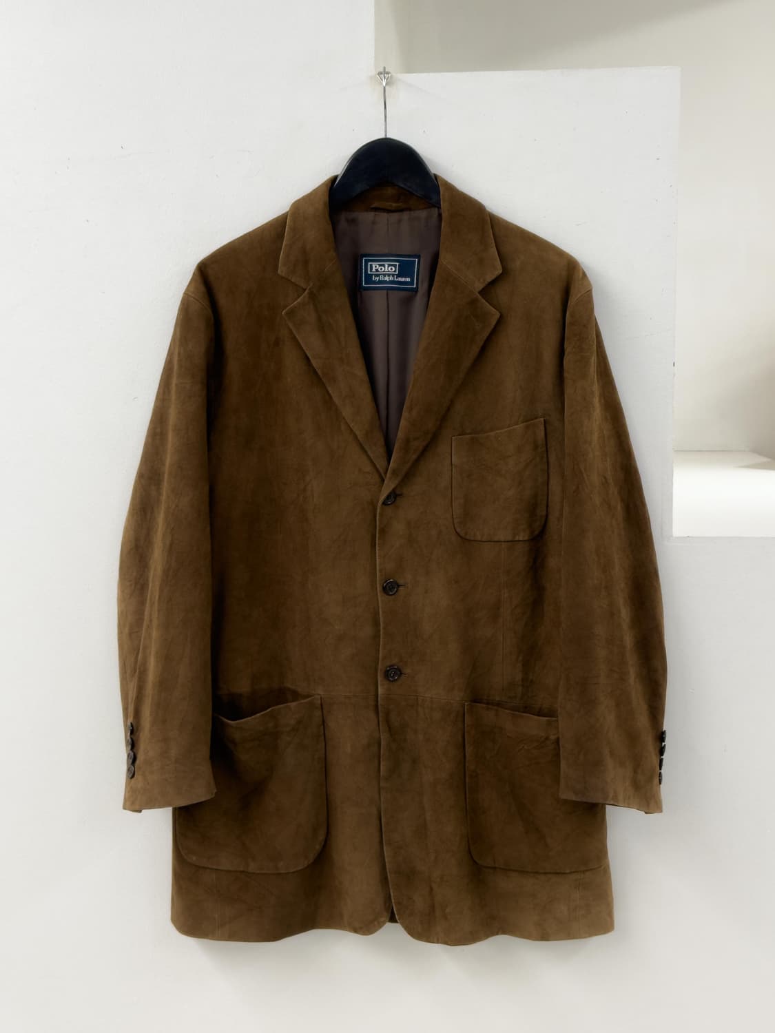 폴로 랄프로렌 스웨이드 블레이저 made in Italy 상품이미지2