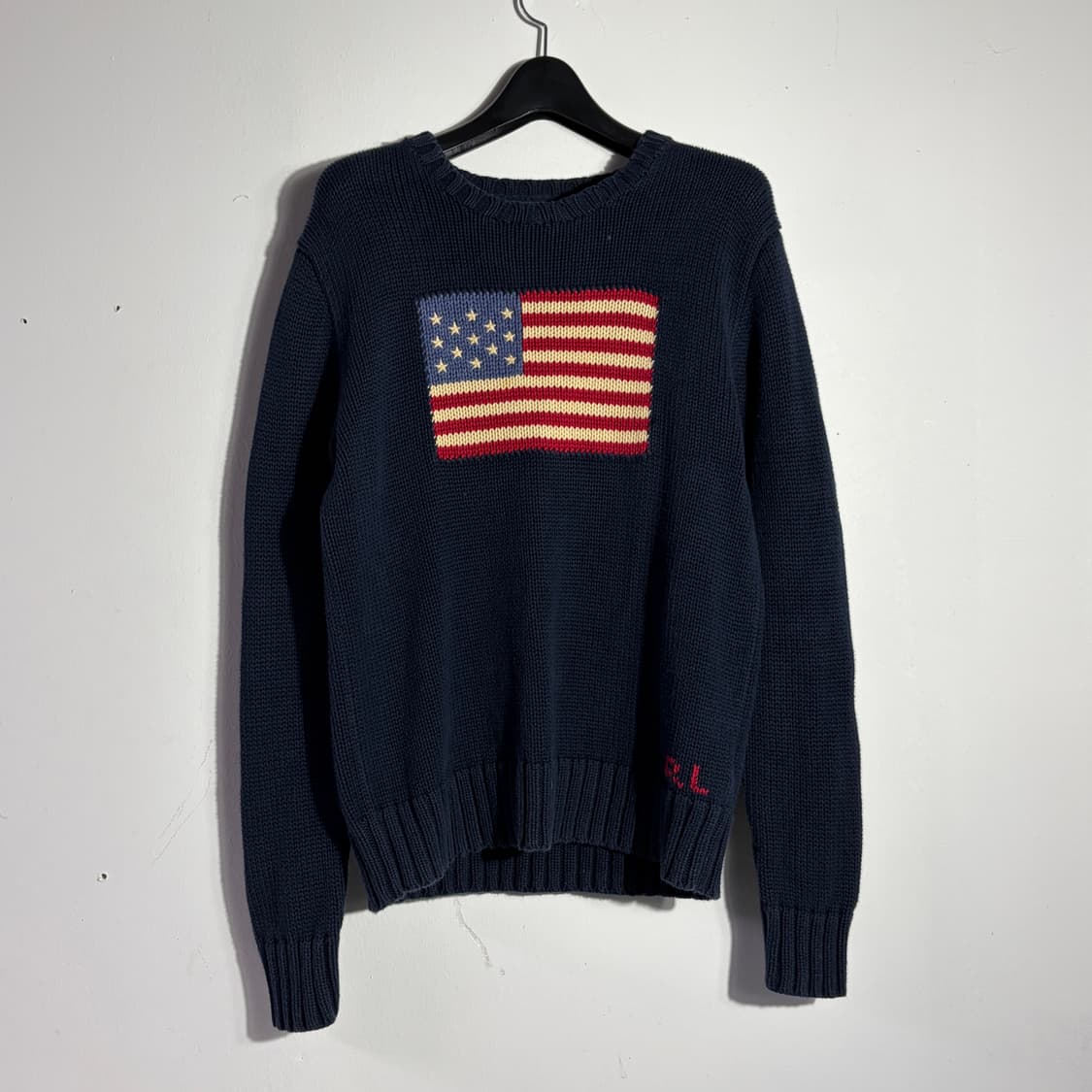 폴로 네이비 성조기 니트 (무료배송) 상품이미지1