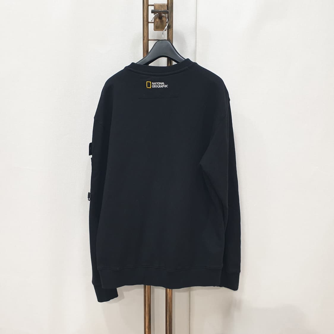 내셔널지오그래픽 스몰 로고 맨투맨 티셔츠 M(95) 상품이미지3