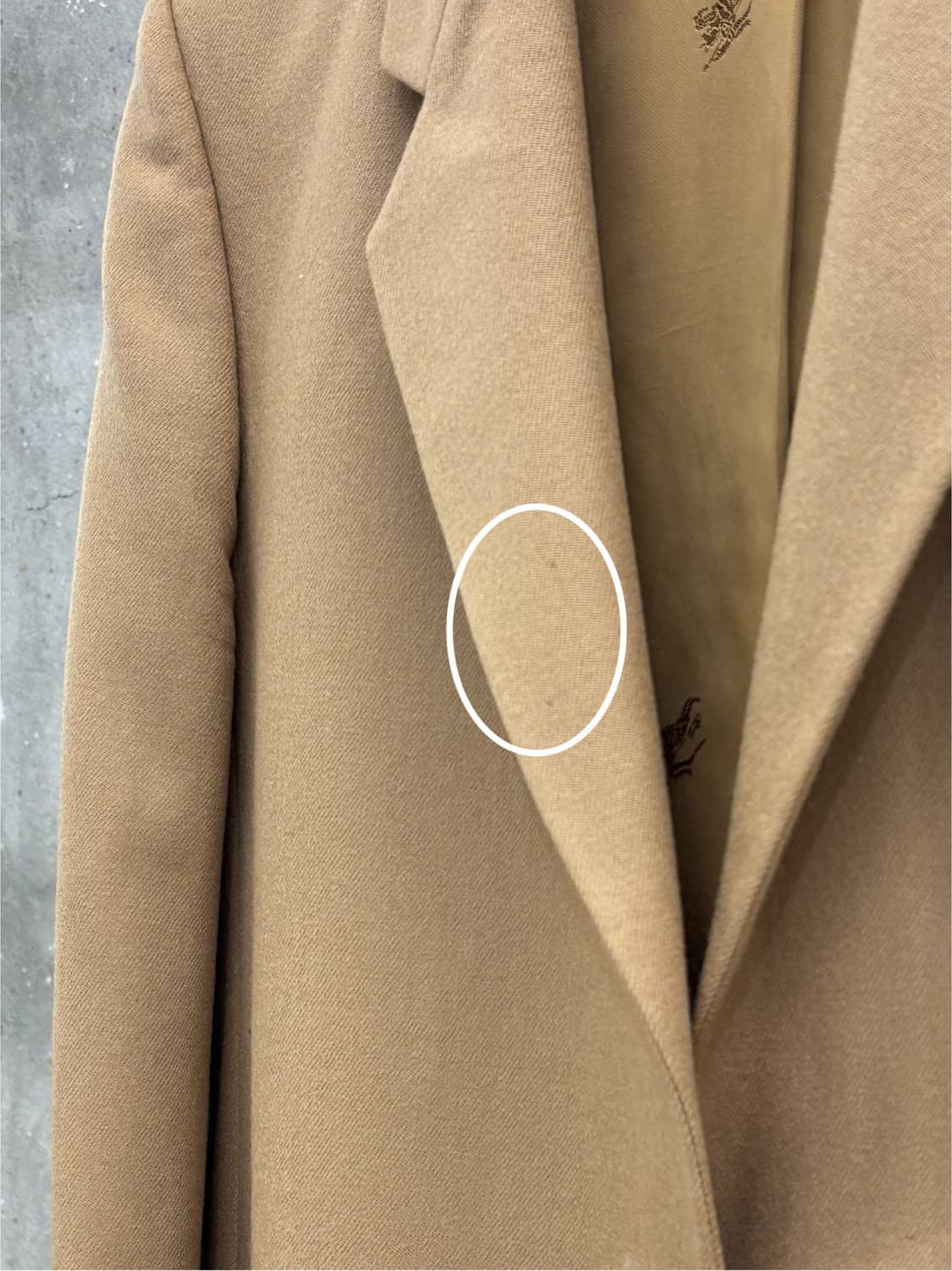 Burberry 버버리 베이지브라운 울 싱글 자켓 상품이미지9