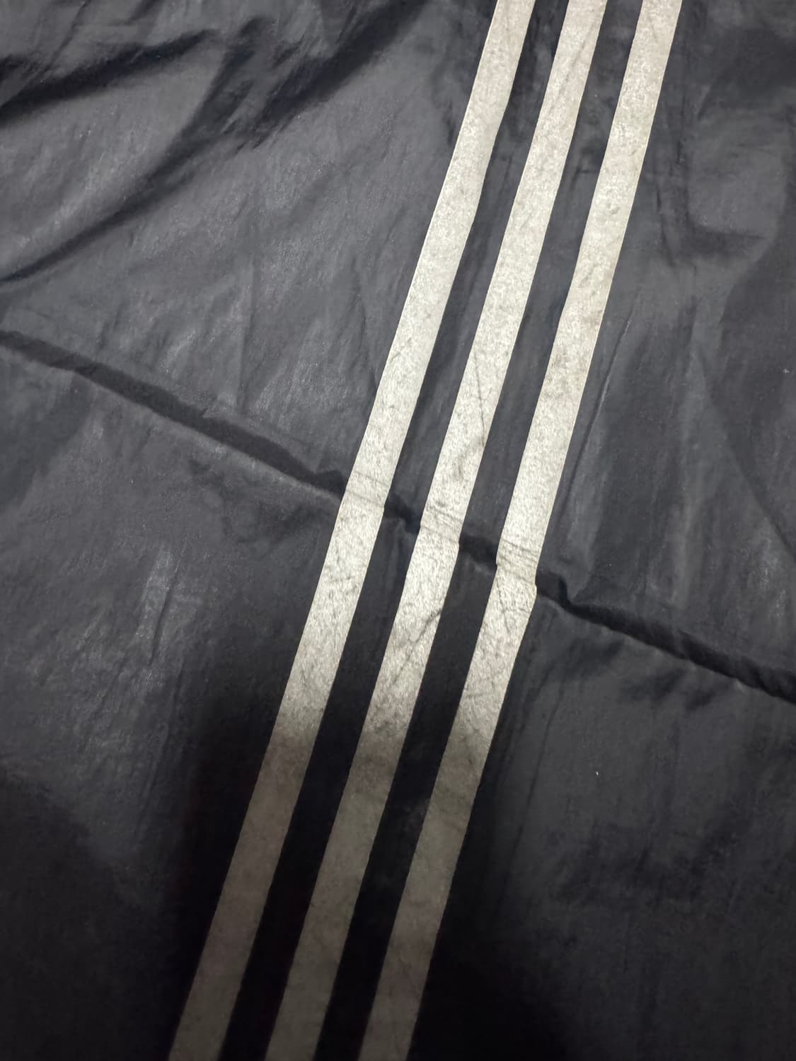 아디다스 올드스쿨 백 삼선 윈드브레이커 바람막이 자켓 L 블랙 상품이미지5