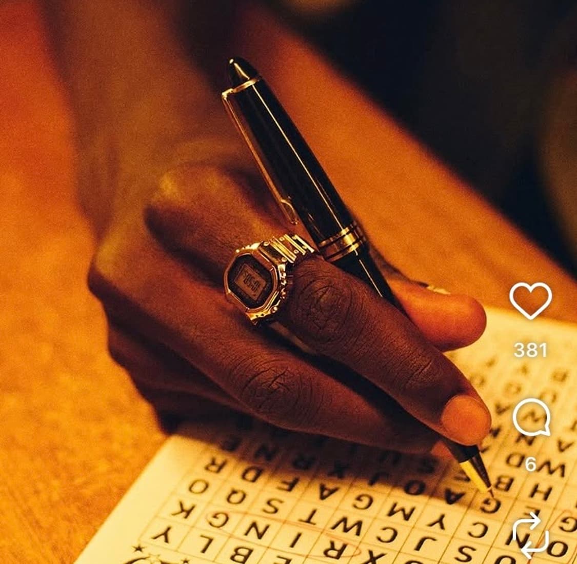 카시오 50주년 기념 링워치 골드 상품이미지1