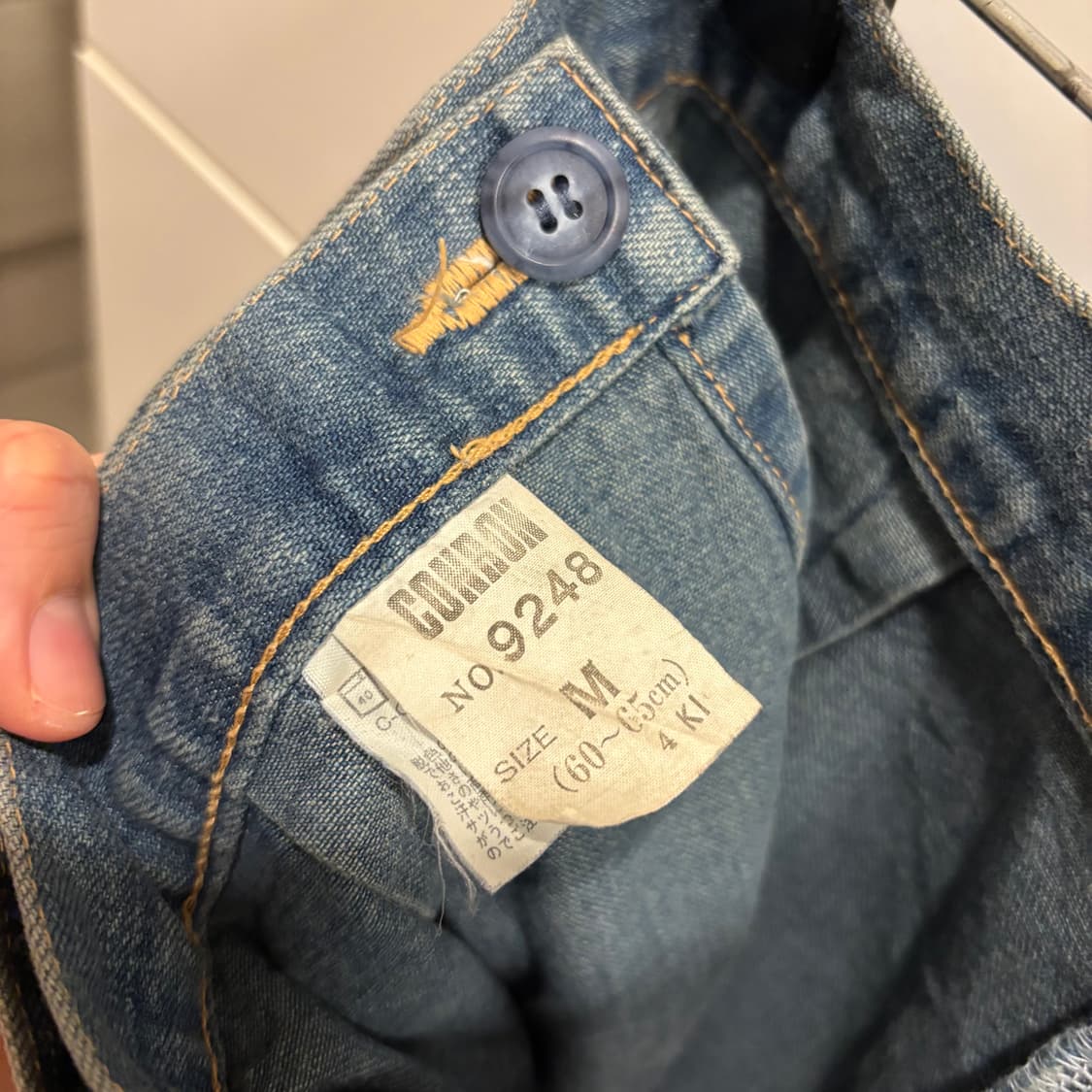 일본제 디테일 좋은 데님 랩 롱스커트 상품이미지5