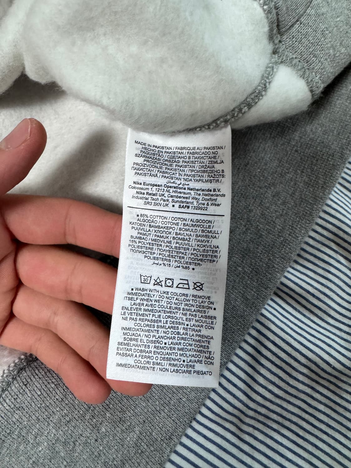 민트급) 나이키 x 스투시 나투시 NRG RA 풀오버 후드 다크 그레이  상품이미지10