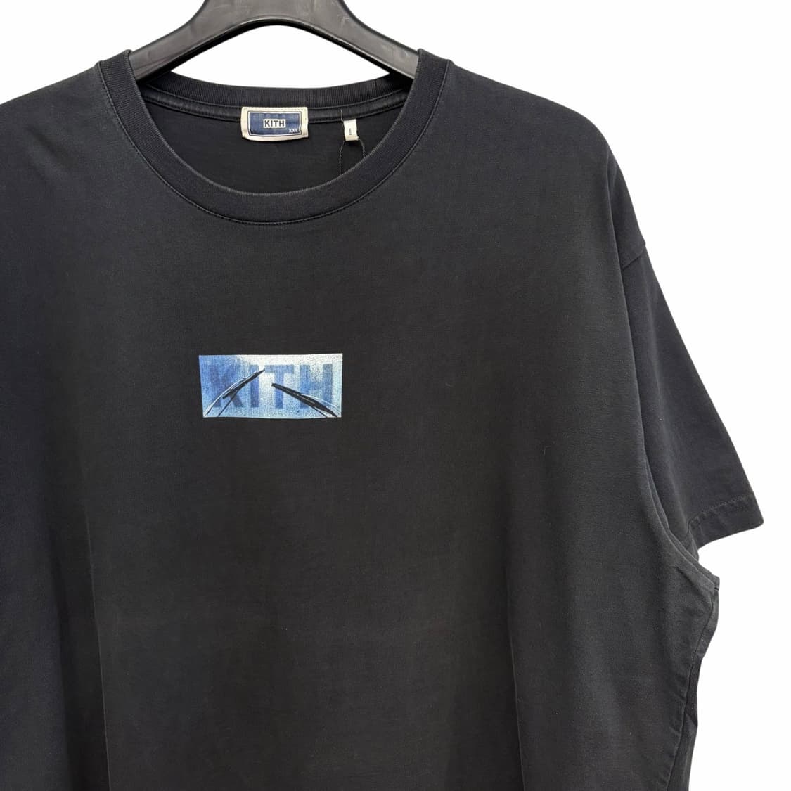 KITH 키스 윈드 실드 박스 로고 블랙 반팔 티셔츠 2XL 상품이미지2