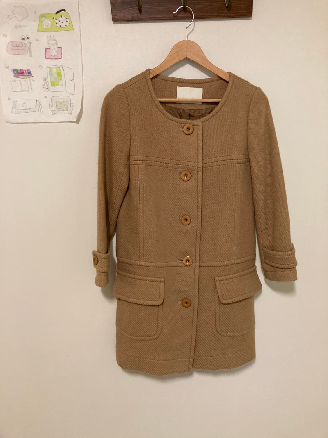 나나미 카라멜 코트 상품이미지5