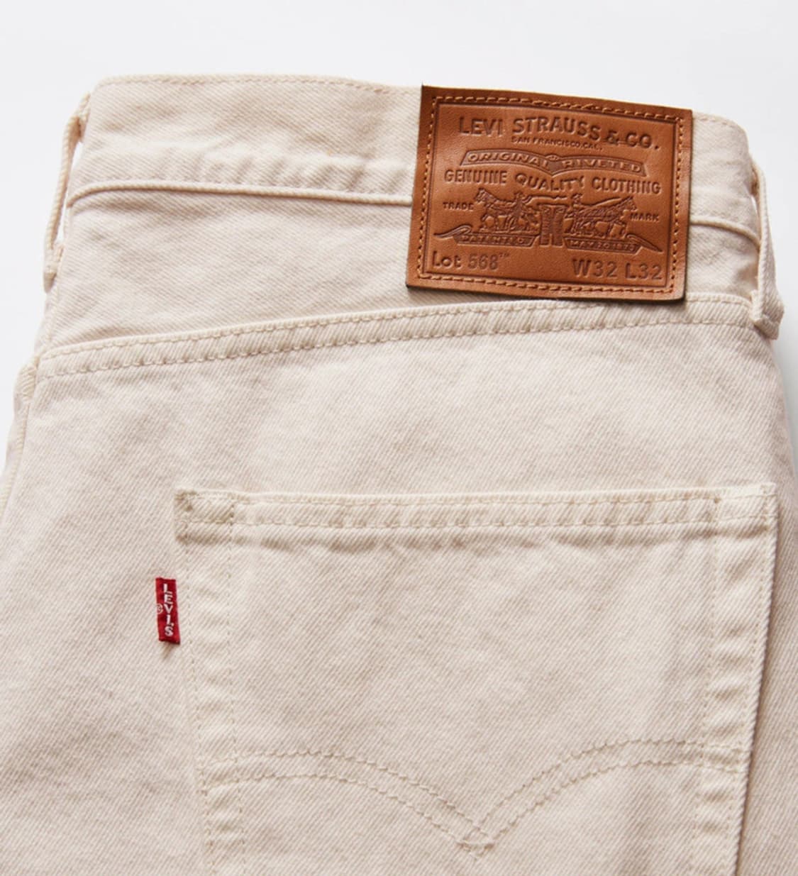 [36x32] 리바이스 568 에크루 데님 상품이미지5