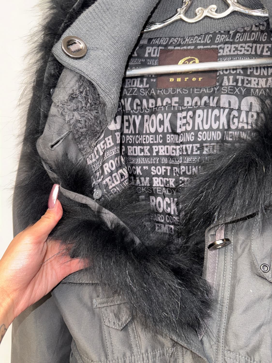 Durer multi pocket raccoon fur field jk 상품이미지3