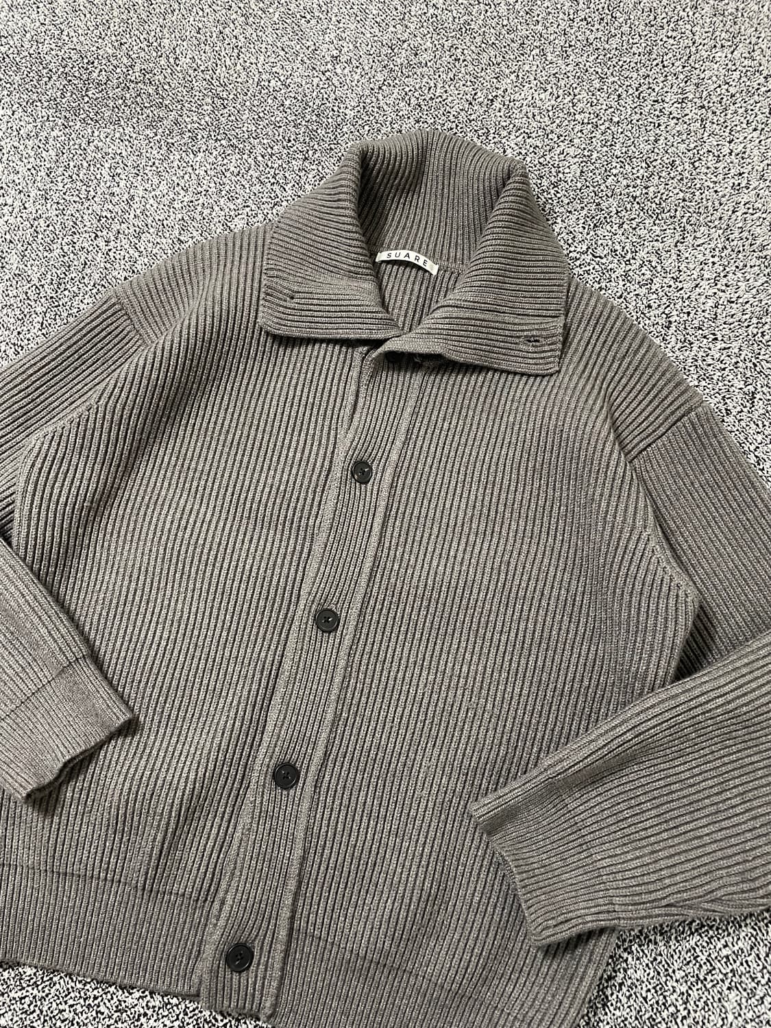 빈티지9. 수아레 SUARE 하이넥 니트 가디건 상품이미지2
