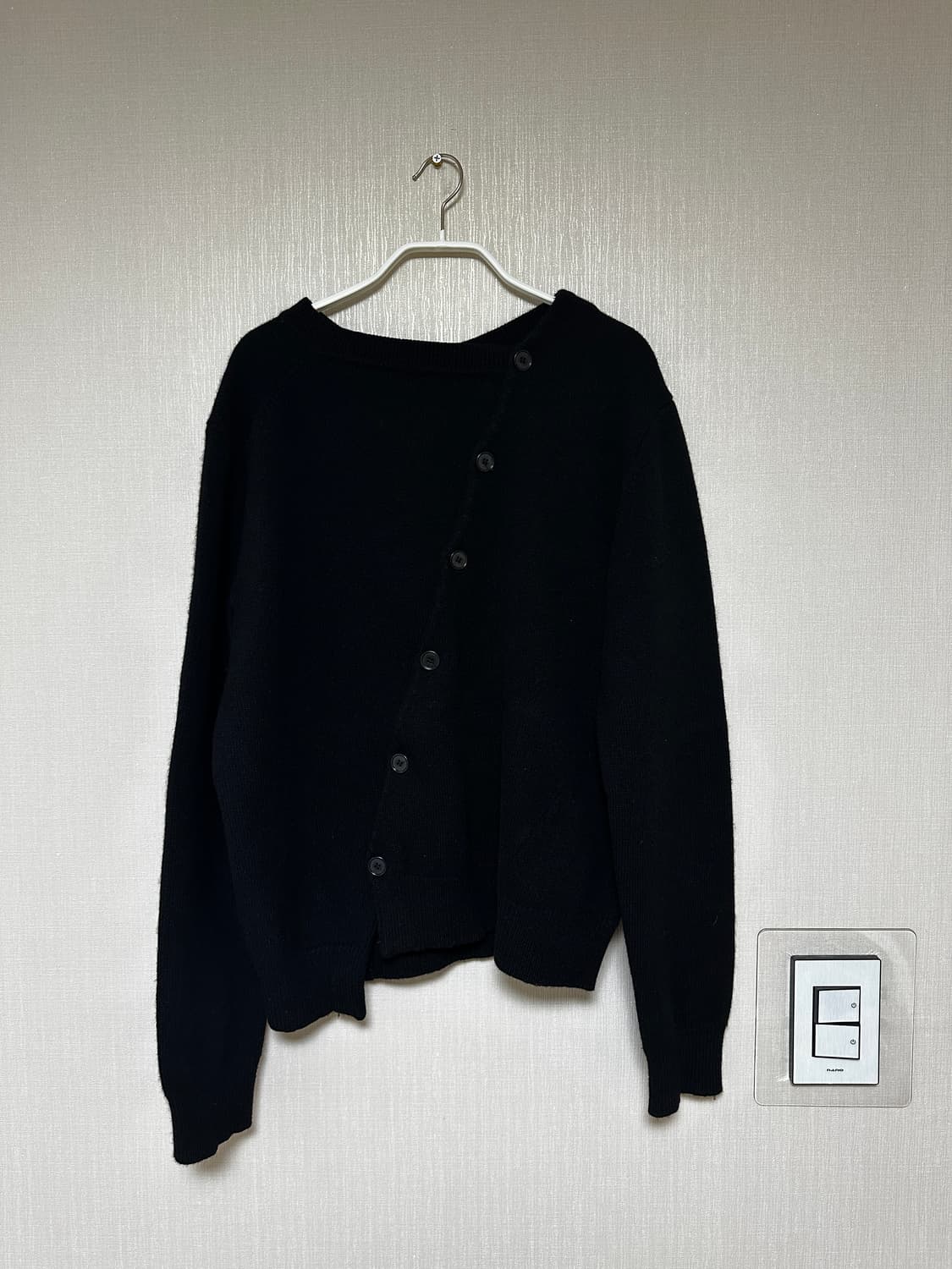 EE 2way cardigan black 상품이미지1