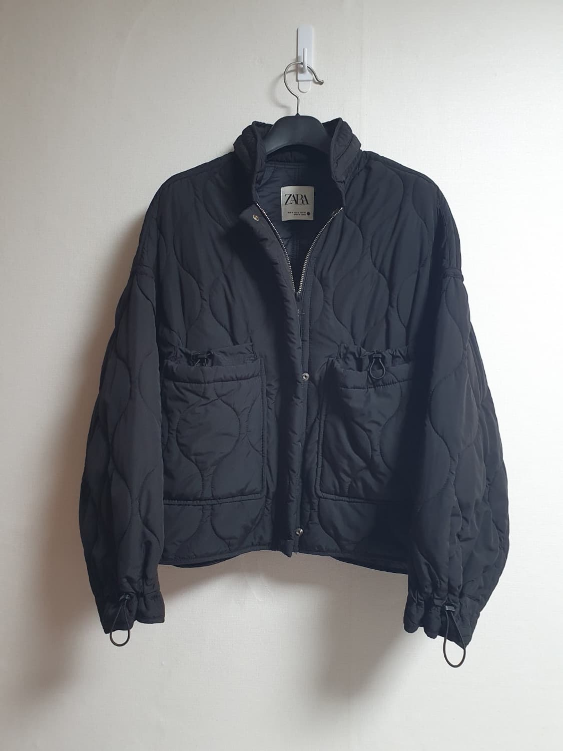 택포가 자라 자켓 블랙 퀼팅누빔자켓 M 상품이미지1